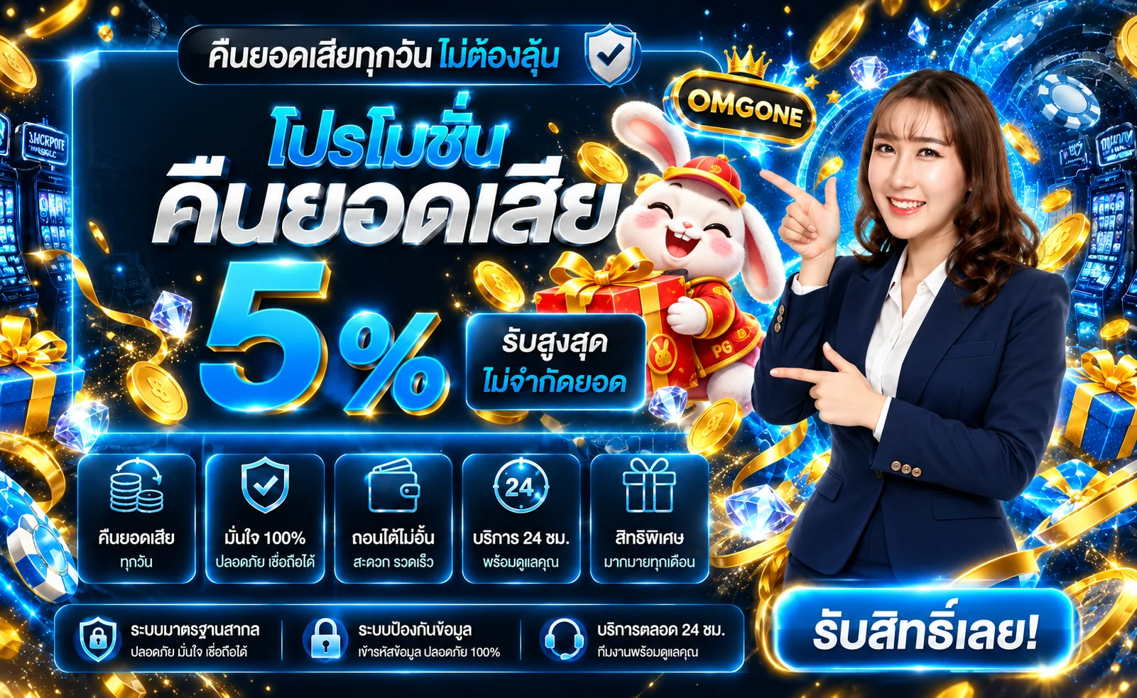 OMGONE ทางเข้าเว็บตรง | สล็อต บาคาร่า แทงบอล ครบ